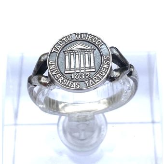 Tartu ülikooli hõbe-925 sõrmus 3.02g