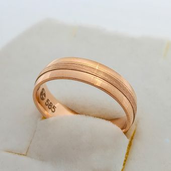 Kuld-585 abielusõrmus 4,52g