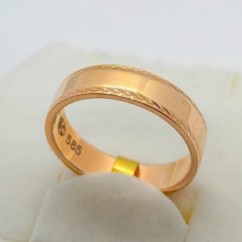 Kuld-585 abielusõrmus 4,62g