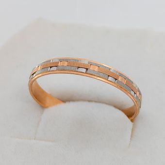 Kuld-585 abielusõrmus 2.38g