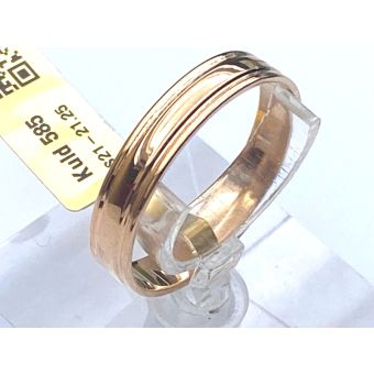 Kuld-585 abielusõrmus 3.29g