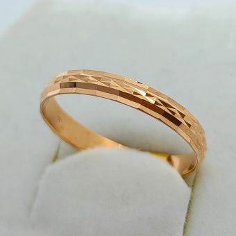 Kuld-585 abielusõrmus 1.59g