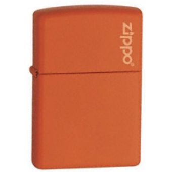Zippo tulemasin orange matte w/zippo logo