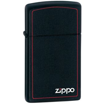 Zippo tulemasin slim black/z-brdr