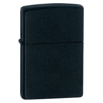 Zippo tulemasin reg black matte
