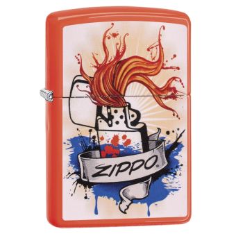 Zippo tulemasin zippo neon orange