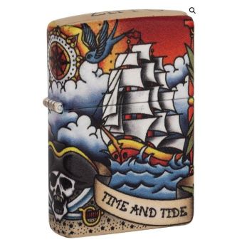 Zippo tulemasin nautical tattoo design