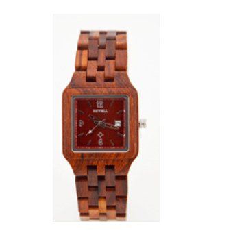 Bewell naiste puukorpusega käekell